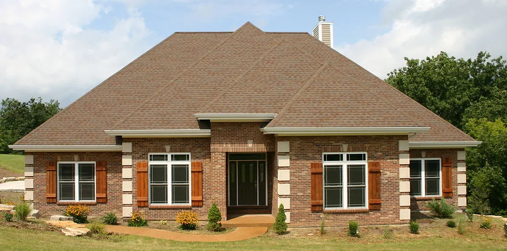 Completed brick residence from Kostecki Architecture and Design
